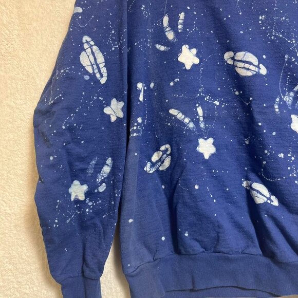 Women's Blue and Navy Sweatshirt - Picture 3 of 7